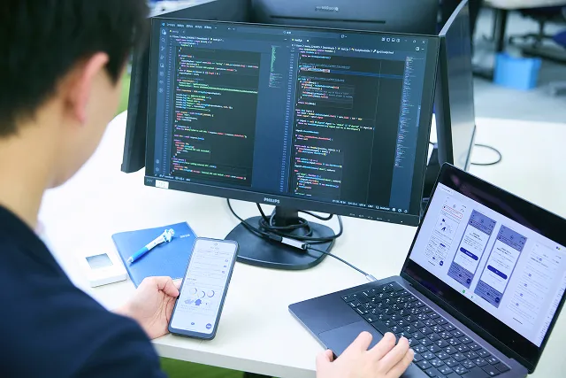Coding session